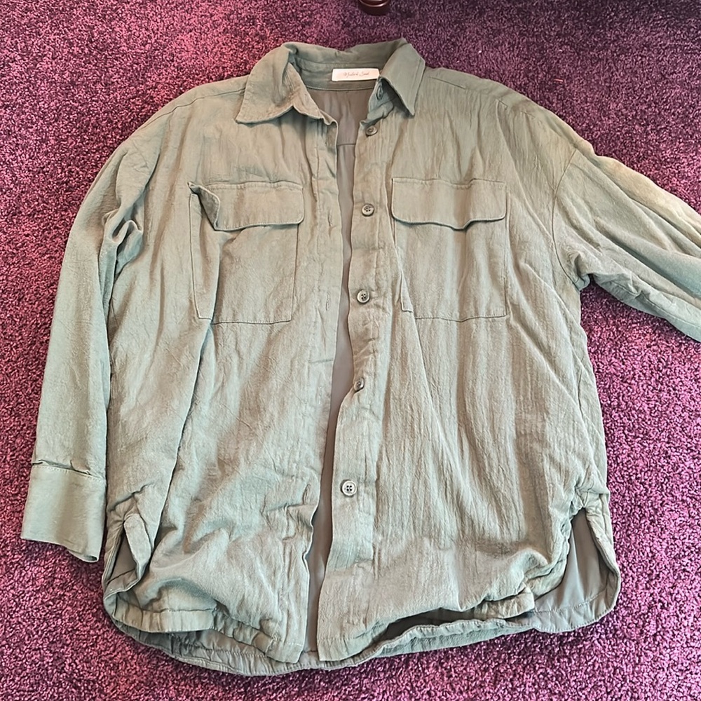 Green light weight jacket